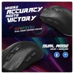 Cosmic Byte Raptor Dual Mode Wireless + Wired Gaming Mouse-Black - Image 2