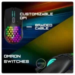 Cosmic Byte Sentinel RGB Wireless + Wired Dual Mode Gaming Mouse-White - Image 3