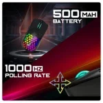 Cosmic Byte Sentinel RGB Wireless + Wired Dual Mode Gaming Mouse-White - Image 4