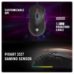 Cosmic Byte Firestorm RGB Wired Gaming Mouse-Black - Image 6