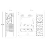 Arctic - Xtender VG White (Clear Glass) E-ATX PC Case - Image 10