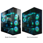 Arctic - Xtender VG Black (Tinted Glass) E-ATX PC Case - Image 2