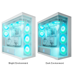 Arctic - Xtender VG White (Clear Glass) E-ATX PC Case - Image 2