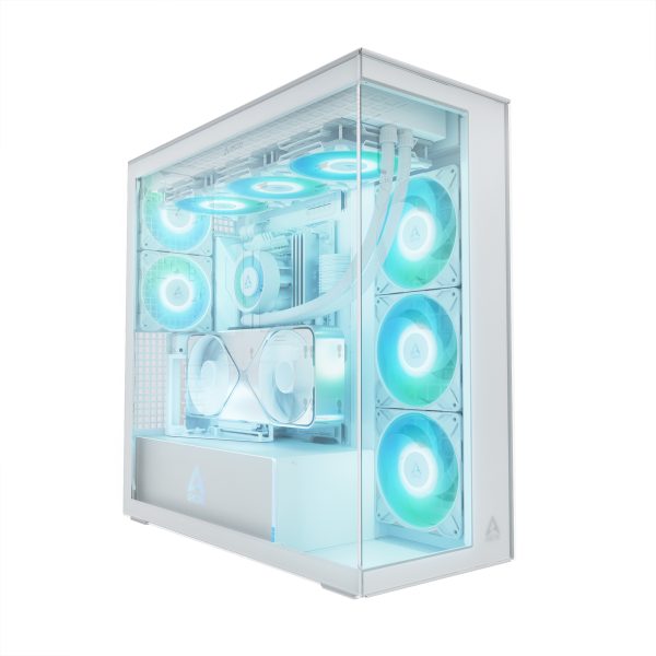 Arctic - Xtender VG White (Clear Glass) E-ATX PC Case