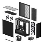 Arctic - Xtender VG Black (Mirror Glass) E-ATX PC Case - Image 13