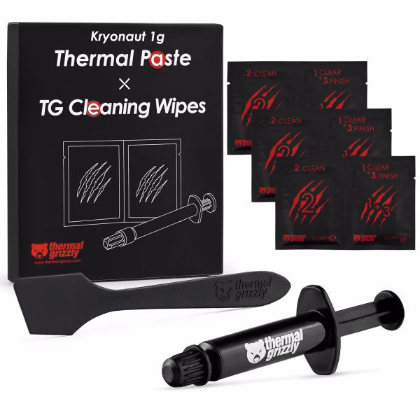 Thermal Grizzly - Kryonaut 1g with Cleaning Wipes