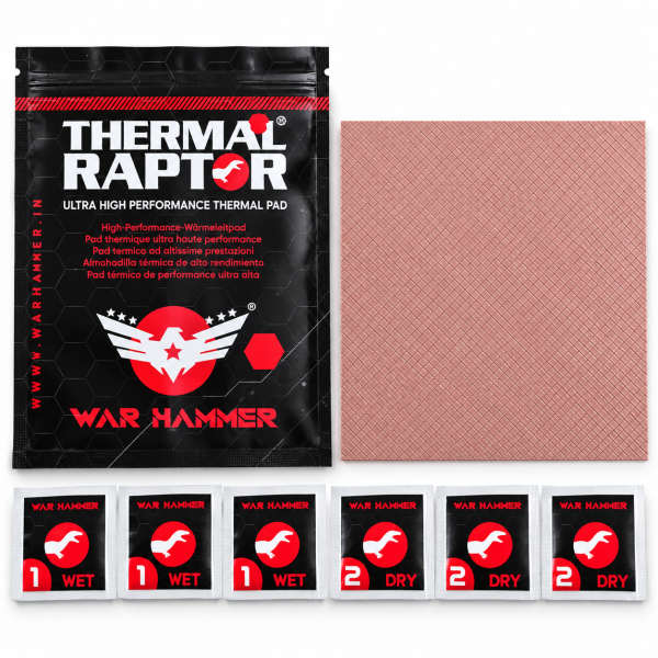War Hammer - Thermal Pad Raptor Ultra (100x100x2mm) Thermal Pad